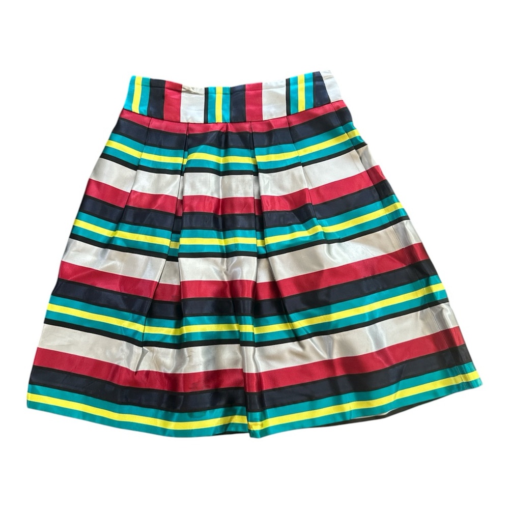 Emporio Armani Colorful Striped A-Line Skirt